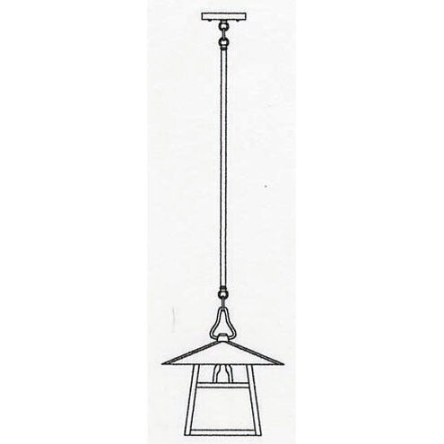 Carmel 1 Light 12 inch Verdigris Patina Pendant Ceiling Light in Clear Seedy, Bungalow Overlay