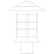 Newport 1 Light 13.62 inch Mission Brown Post Mount in Tan