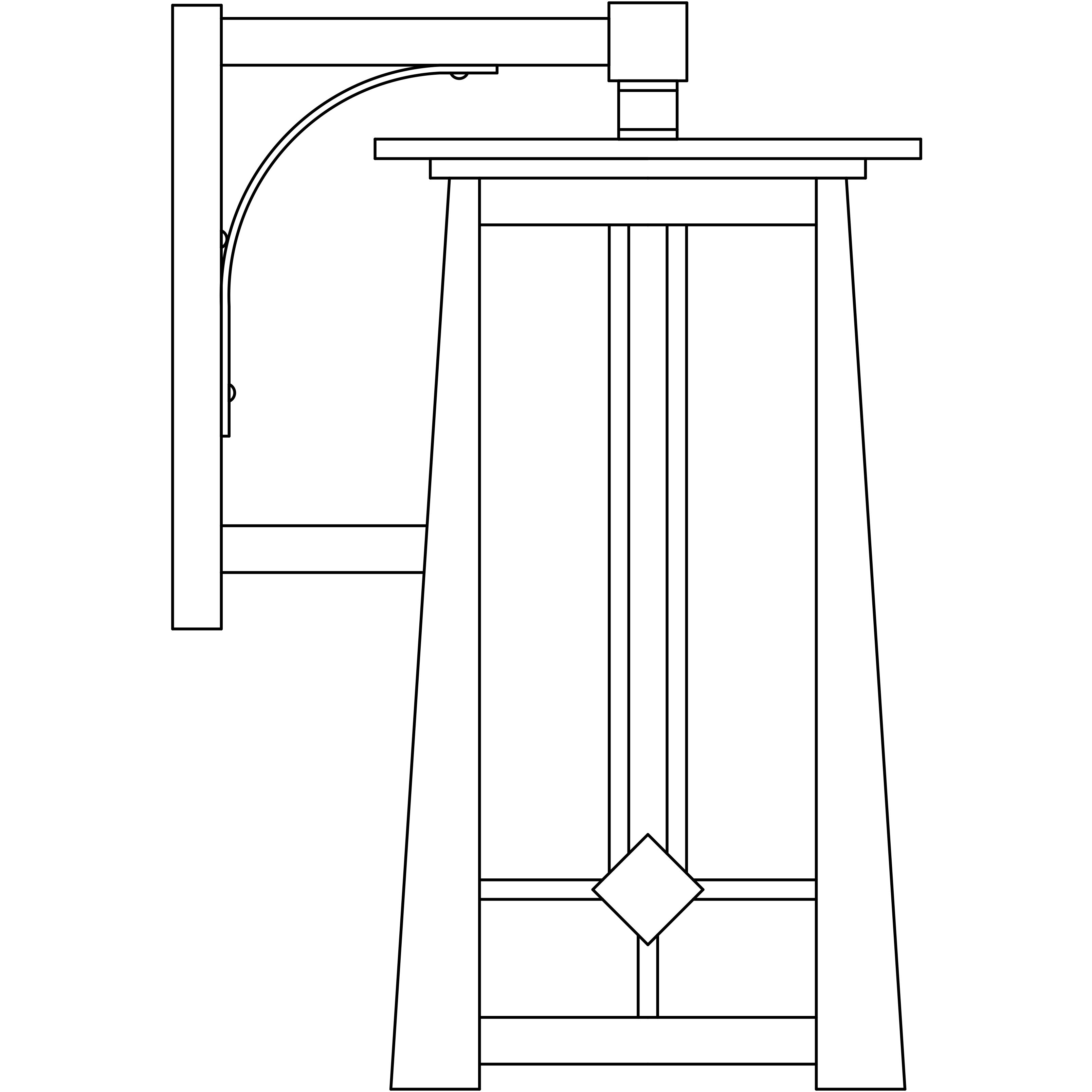 Aberdeen 1 Light 14 inch Bronze Outdoor Wall Mount in Clear Seedy