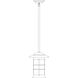 Newport 1 Light 9.25 inch Pewter Pendant Ceiling Light in White Opalescent