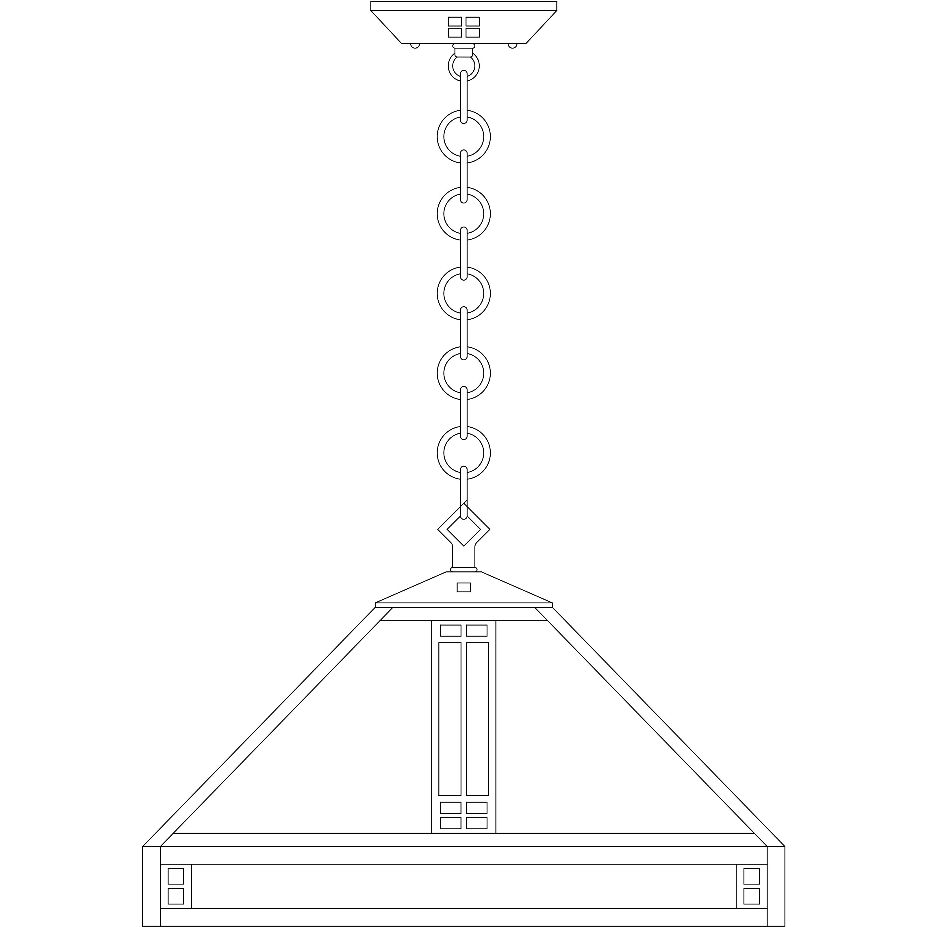 Prairie 4 Light 18.12 inch Pewter Pendant Ceiling Light in Gold White Iridescent