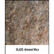 Hartford 1 Light 20.25 inch Rustic Brown Post Mount in Almond Mica