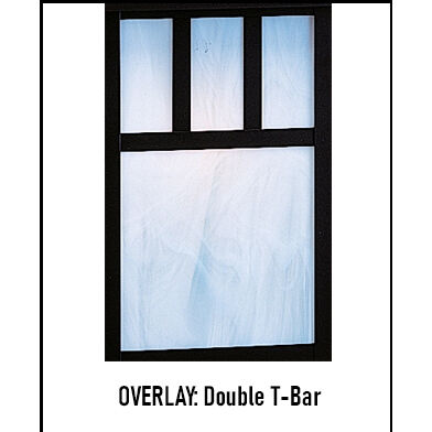 Huntington 1 Light 7.25 inch Verdigris Patina Wall Mount Wall Light in White Opalescent, Double T-Bar Overlay