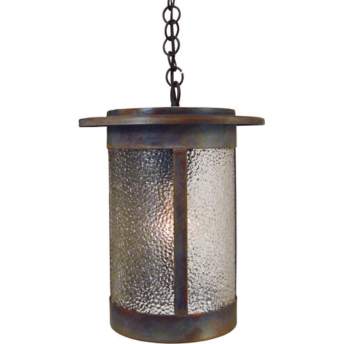 Santorini 1 Light 9 inch Antique Brass Pendant Ceiling Light in Aerolite