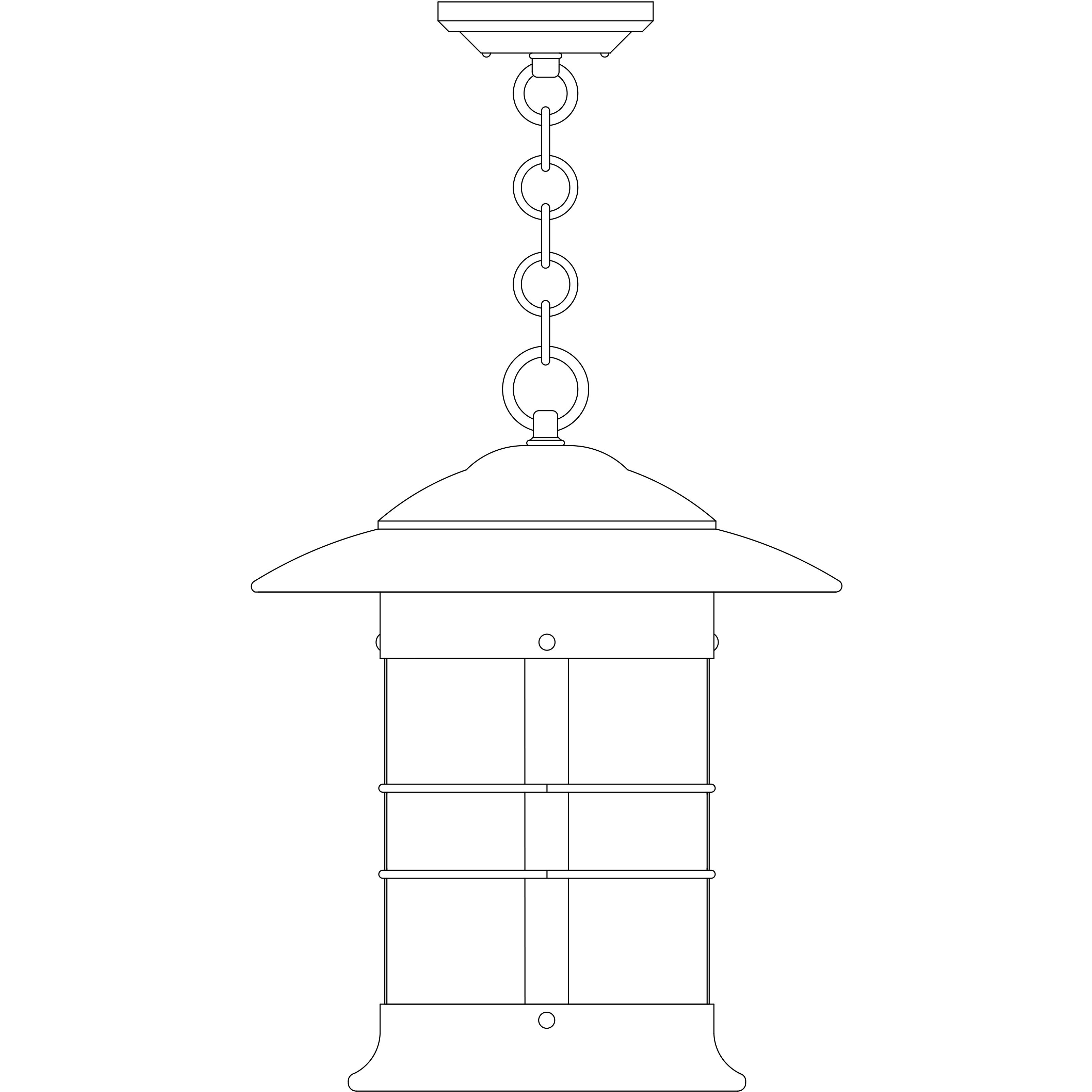 Newport 1 Light 13.75 inch Satin Black Pendant Ceiling Light in Frosted