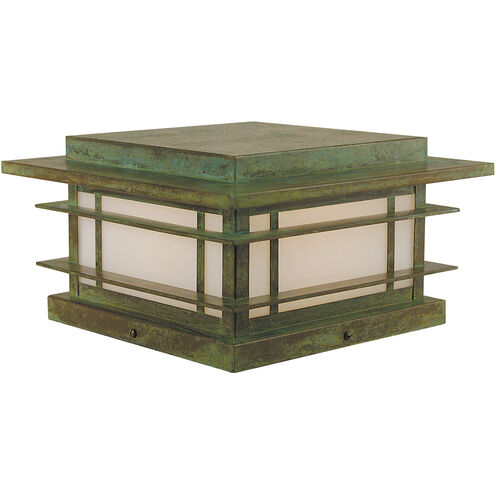 Oak Park 1 Light 5.5 inch Rustic Brown Column Mount in Tan