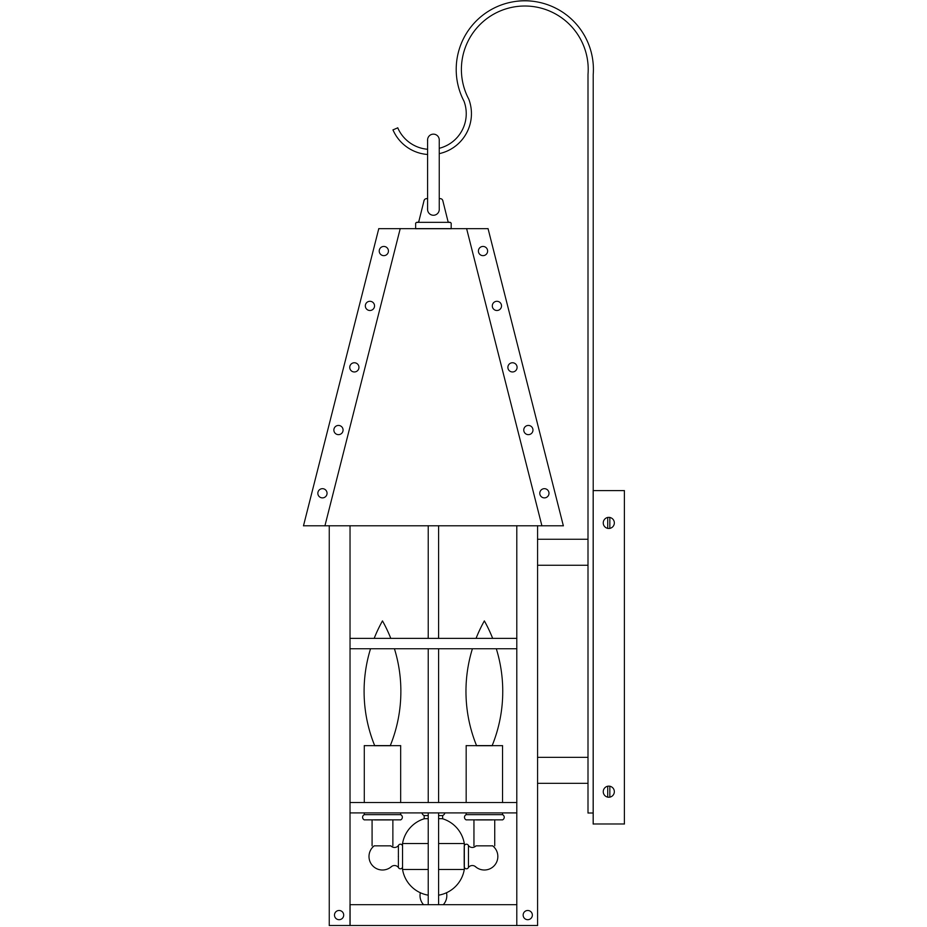 Hampton 2 Light 6 inch Verdigris Patina Wall Mount Wall Light in Clear