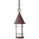 Valencia 1 Light 7.25 inch Antique Copper Pendant Ceiling Light in Tan