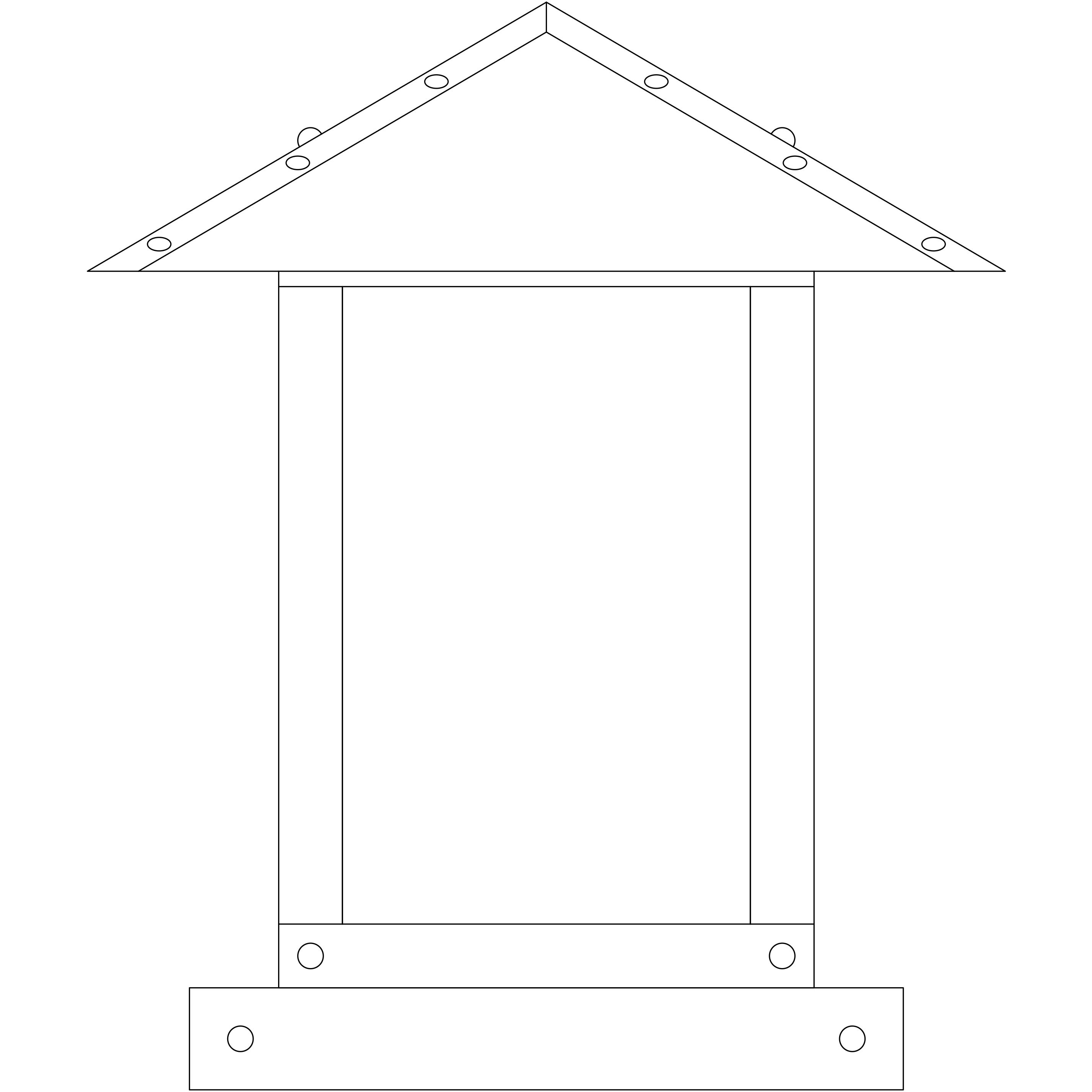 Timber Ridge 1 Light 11 inch Bronze Column Mount in Amber Mica, Palm Tree Filigree