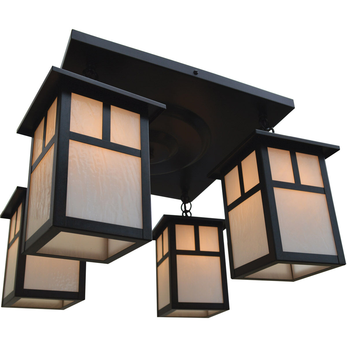 Flush mount craftsman lighting deals