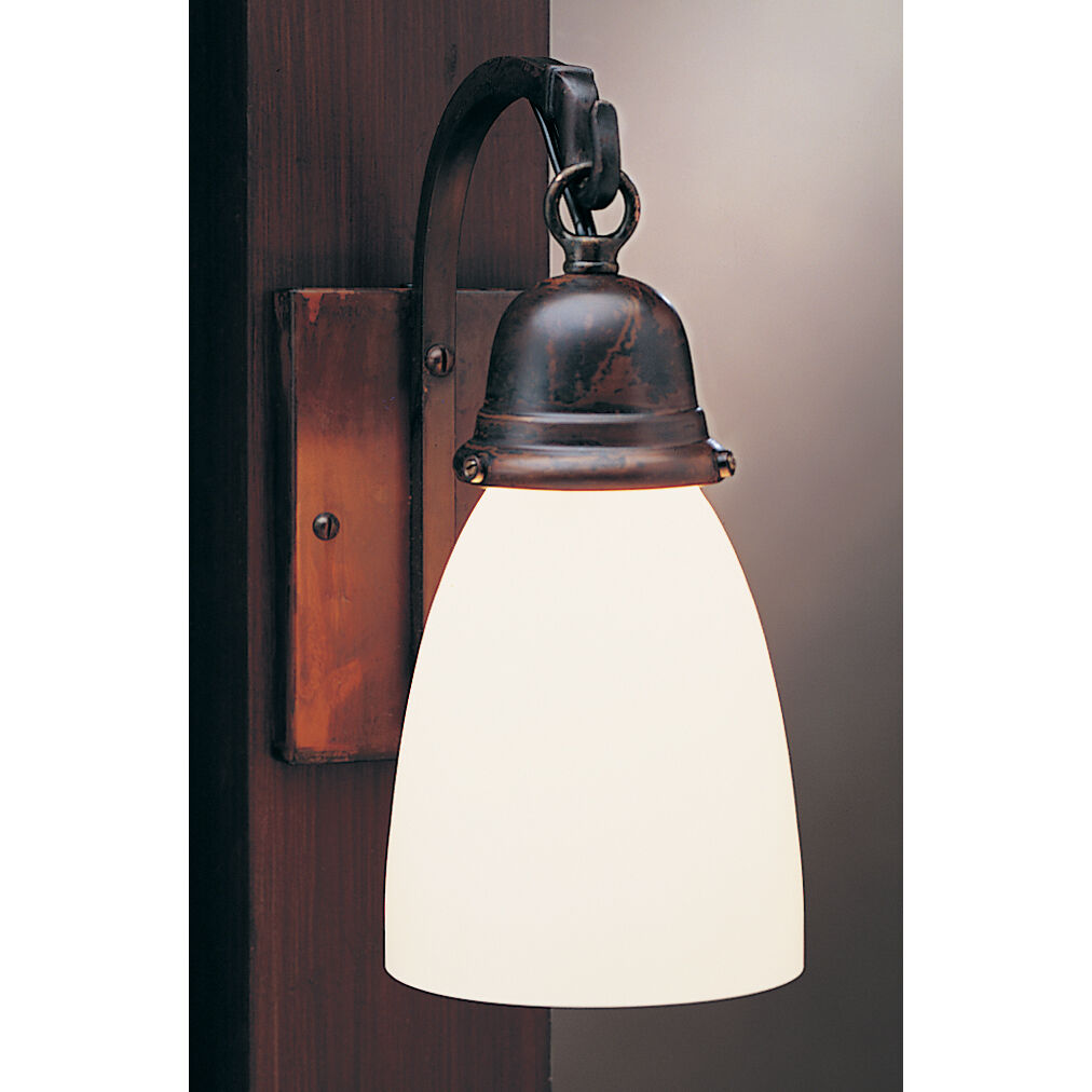 Simplicity 1 Light 4 inch Satin Black Wall Mount Wall Light, Glass Sold Separately