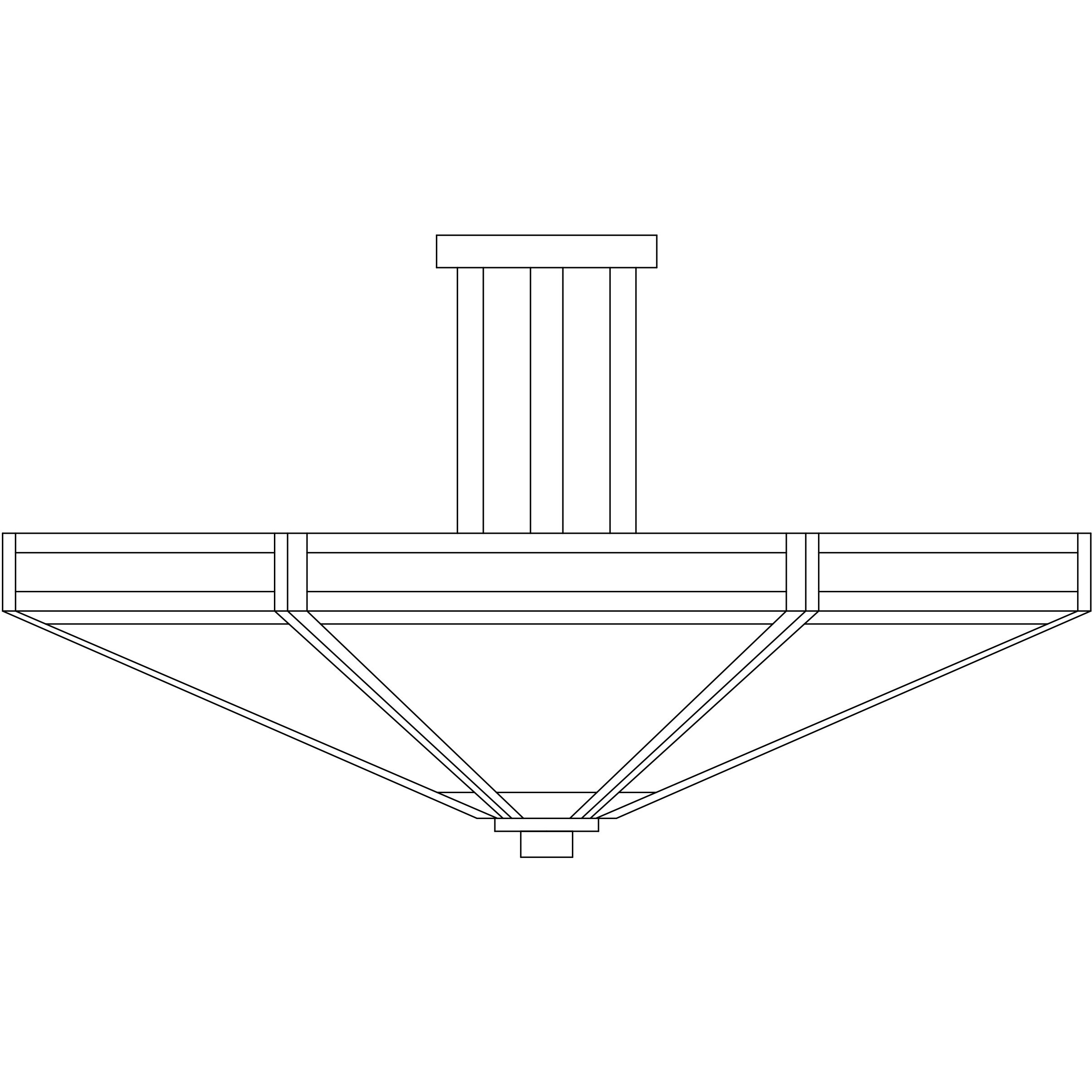 Etoile 4 Light 21 inch Antique Brass Semi-Flush Mount Ceiling Light in White Opalescent