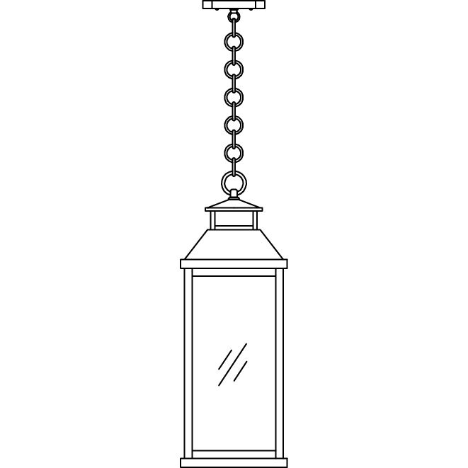 Canterbury 3 Light 7 inch Verdigris Patina Pendant Ceiling Light in Off White