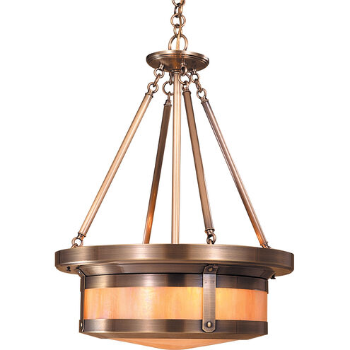 Berkeley 4 Light 19.38 inch Satin Black Pendant Ceiling Light in Off White