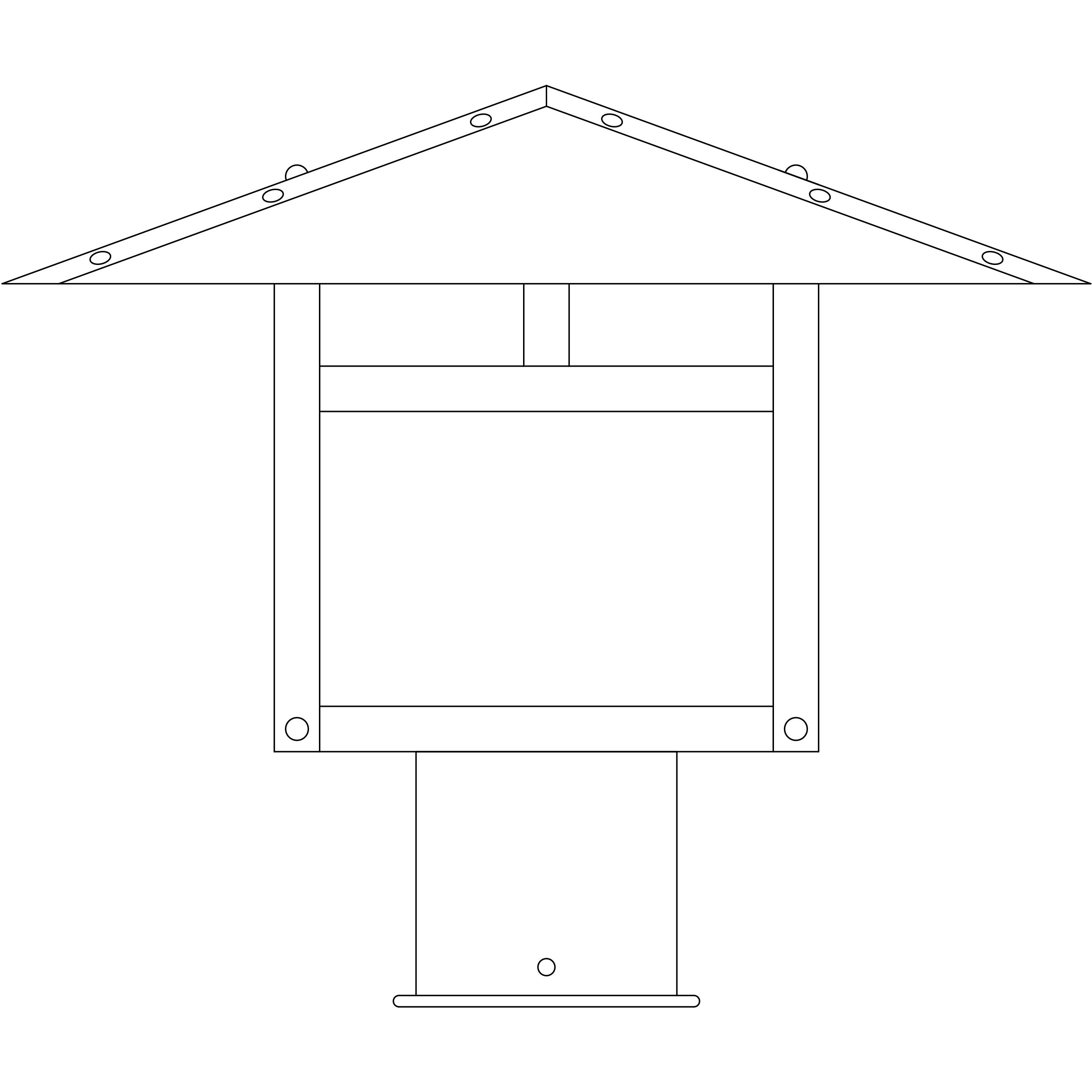 Monterey 1 Light 8 inch Antique Brass Post Mount in White Opalescent, Hummingbird Filigree