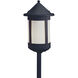 Berkeley 120V 60 watt Verdigris Patina Landscape Light in White Opalescent