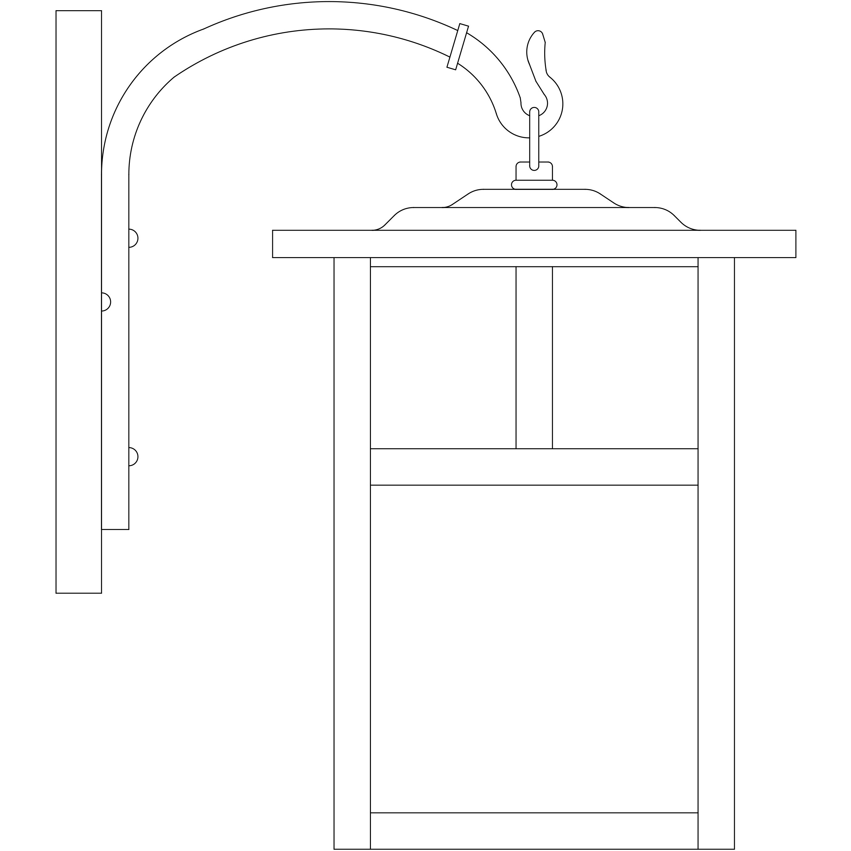 Mission 1 Light 7.25 inch Antique Brass Wall Mount Wall Light in Gold White Iridescent, Empty