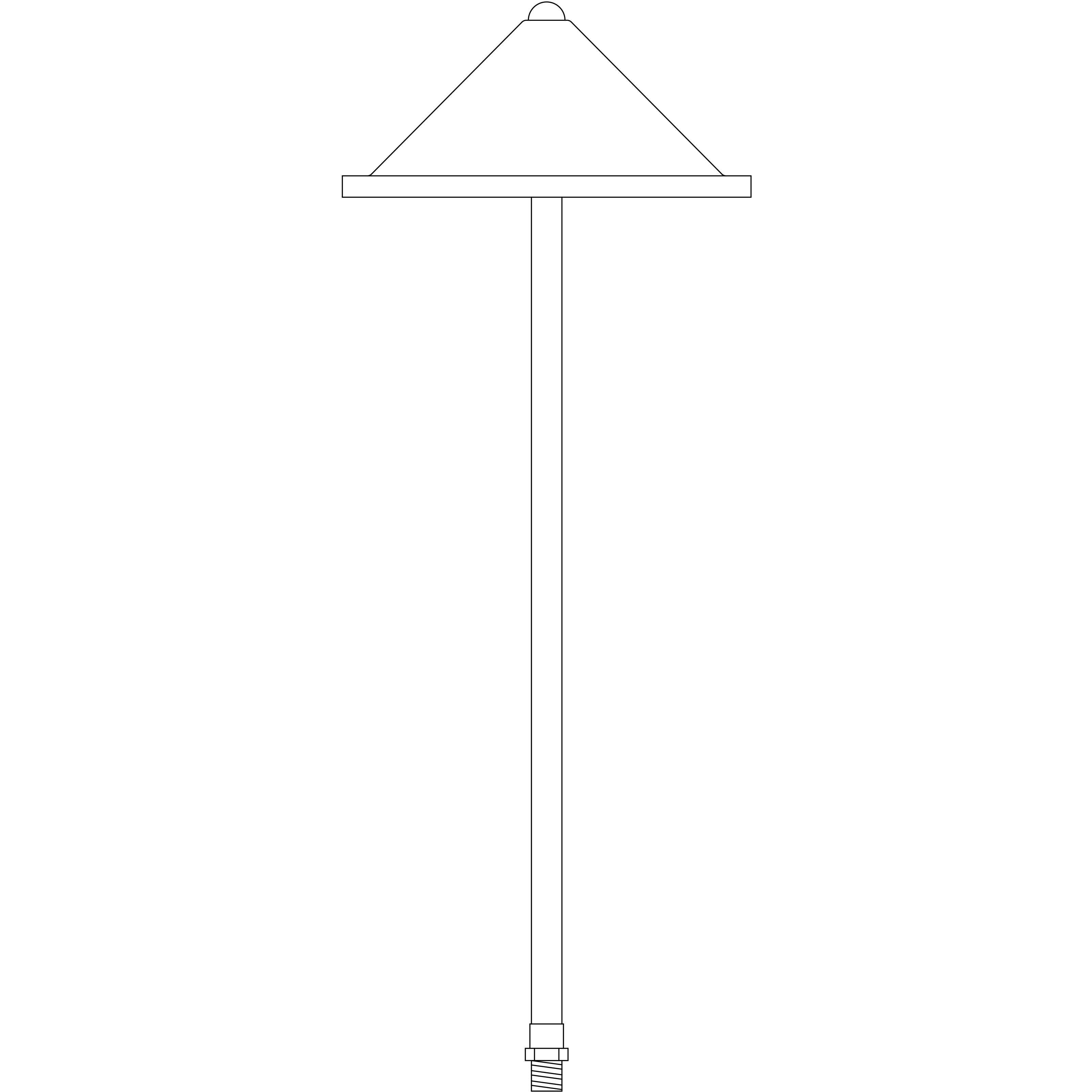 Berkeley 12V 18 watt Verdigris Patina Landscape Light