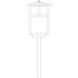 Mission 120V 60 watt Verdigris Patina Landscape Light in White Opalescent, T-Bar Overlay