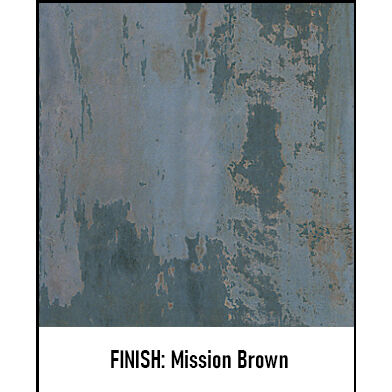 Ruskin 1 Light 5 inch Mission Brown Wall Mount Wall Light, Glass Sold Separately