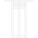 Glasgow 2 Light 24 inch Pewter Outdoor Wall Mount in Gold White Iridescent