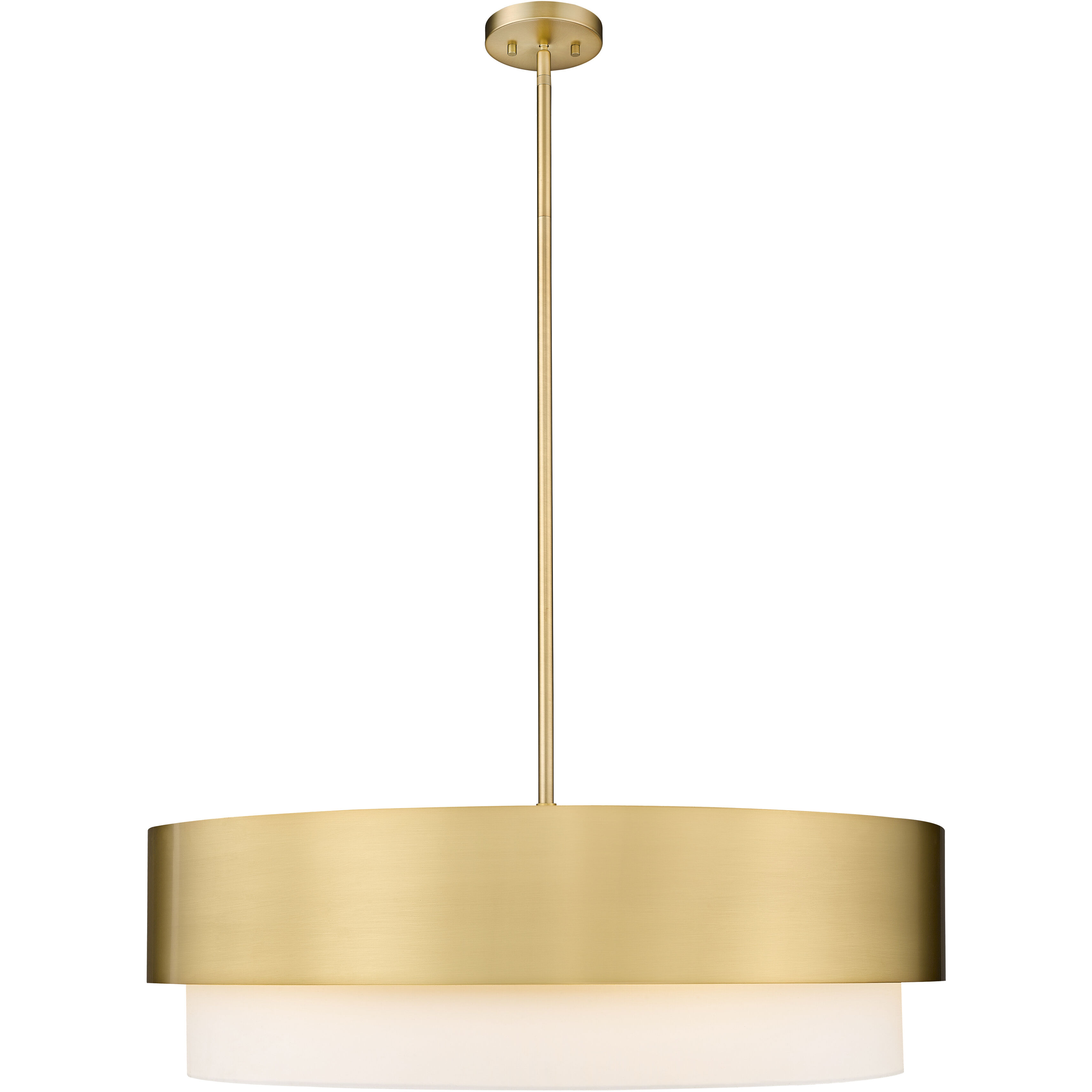 Counterpoint 6 Light 31.5 inch Modern Gold Chandelier Ceiling Light