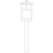 Mission 120V 60 watt Satin Black Outdoor Landscape in Clear Seedy, Empty