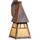 Dartmouth 1 Light 7.5 inch Antique Brass Wall Mount Wall Light in Frosted