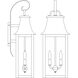 Orpington 2 Light 25 inch Raw Copper Outdoor Wall Mount in Clear