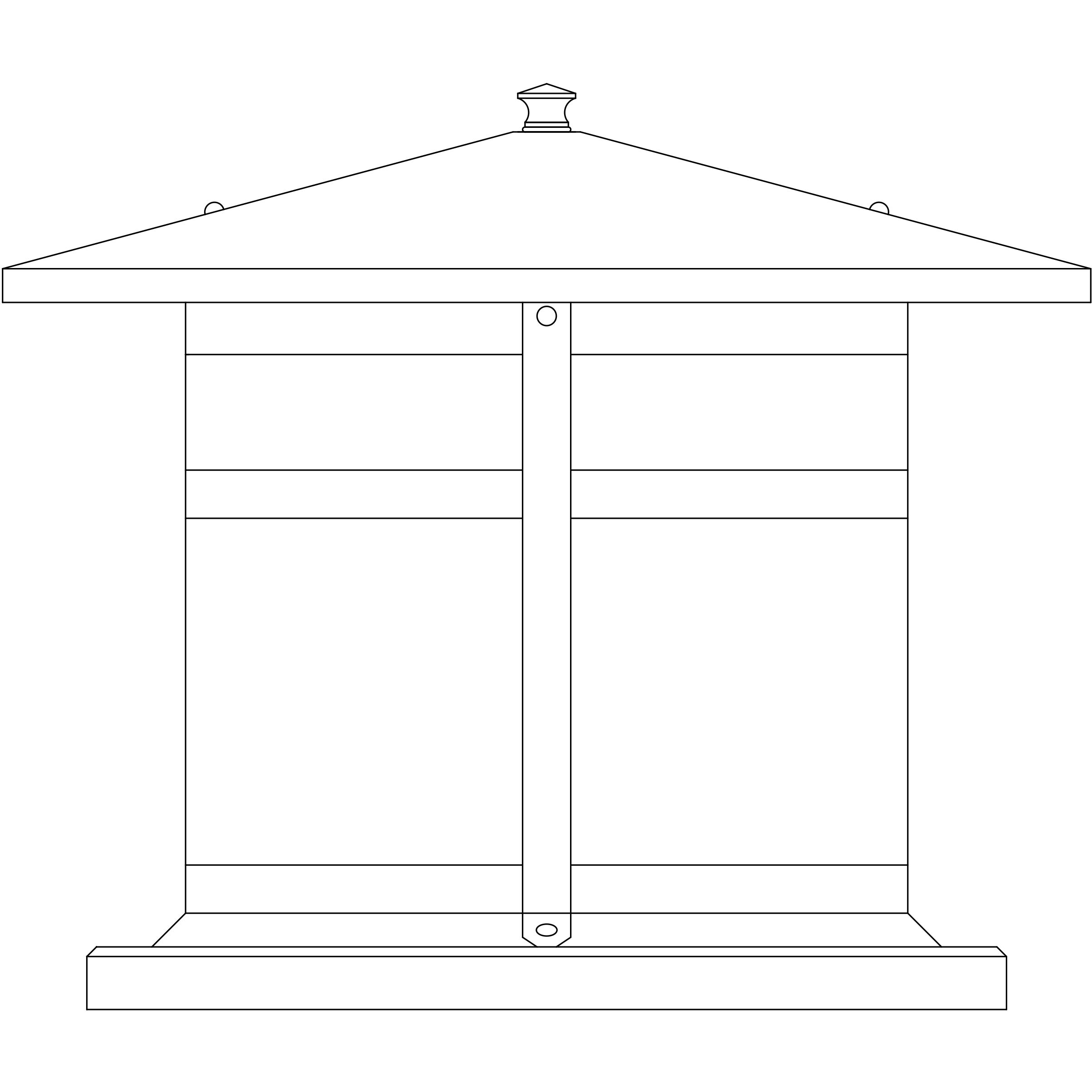 Berkeley 1 Light 12 inch Rustic Brown Column Mount in Gold White Iridescent