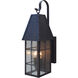 Hampton 2 Light 6 inch Verdigris Patina Wall Mount Wall Light in Clear