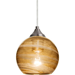 Jilly 1 Light Satin Nickel Pendant Ceiling Light