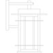 Oak Park 1 Light 12.5 inch Verdigris Patina Outdoor Wall Mount in Cream