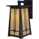 Aberdeen 1 Light 14 inch Bronze Outdoor Wall Mount in Clear Seedy