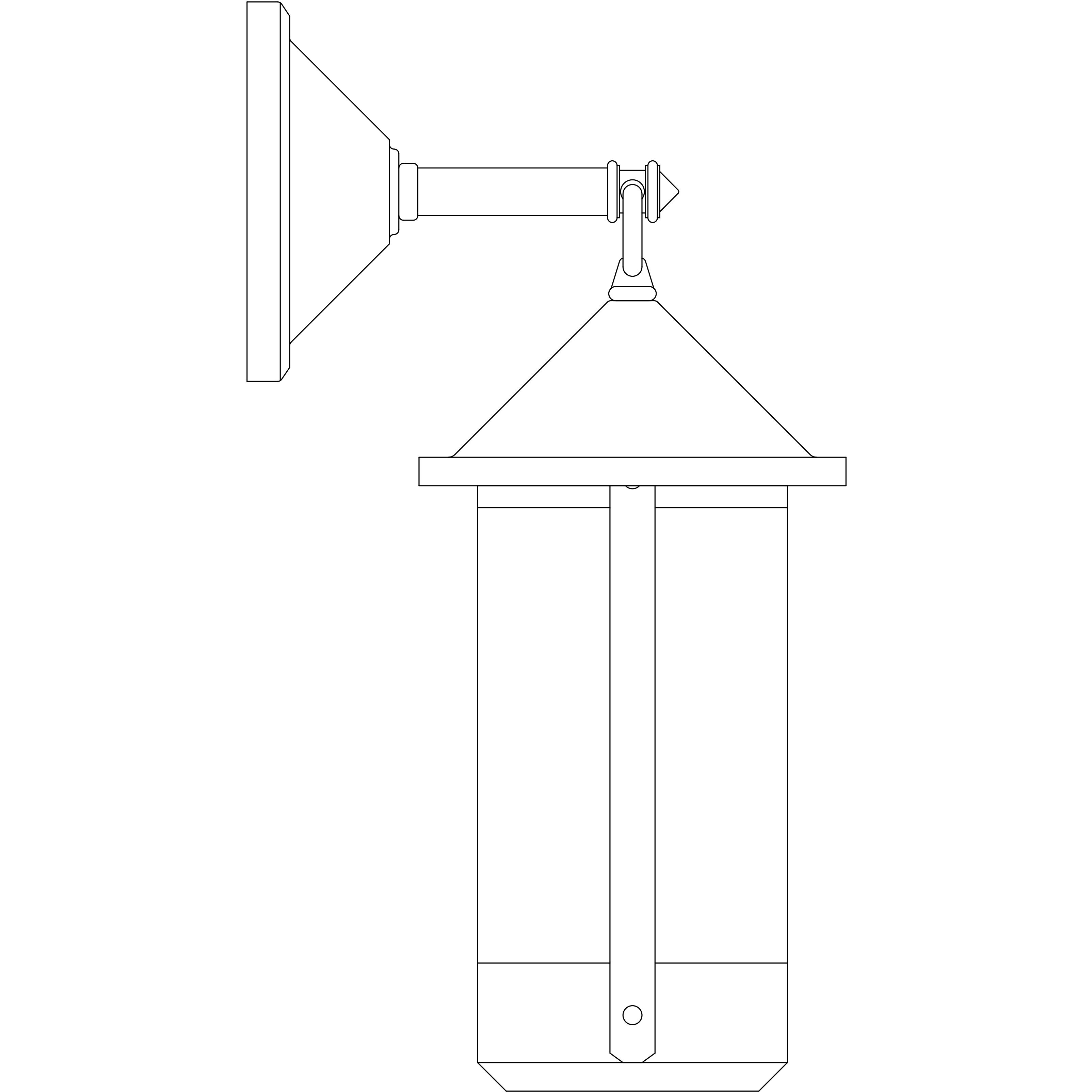 Berkeley 1 Light 14.38 inch Antique Copper Outdoor Wall Mount in Cream