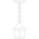 Berkeley 1 Light 5.63 inch Antique Brass Pendant Ceiling Light in Cream