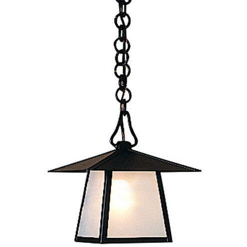 Carmel 1 Light 8 inch Satin Black Pendant Ceiling Light in Frosted, Empty