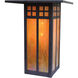 Glasgow 2 Light 24 inch Pewter Outdoor Wall Mount in Gold White Iridescent