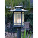 Kennebec 1 Light 15.62 inch Bronze Post Mount in Frosted