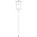 Mission 12V 18 watt Verdigris Patina Landscape Light in White Opalescent, T-Bar Overlay