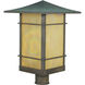Katsura 1 Light 16.5 inch Raw Copper Post Mount in Rain Mist