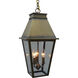 Croydon 3 Light 10 inch Antique Brass Pendant Ceiling Light in Clear