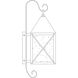 Nottingham 1 Light 18.25 inch Pewter Outdoor Wall Mount in Gold White Iridescent