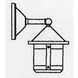 Berkeley 1 Light 9.62 inch Verdigris Patina Outdoor Wall Mount in Off White