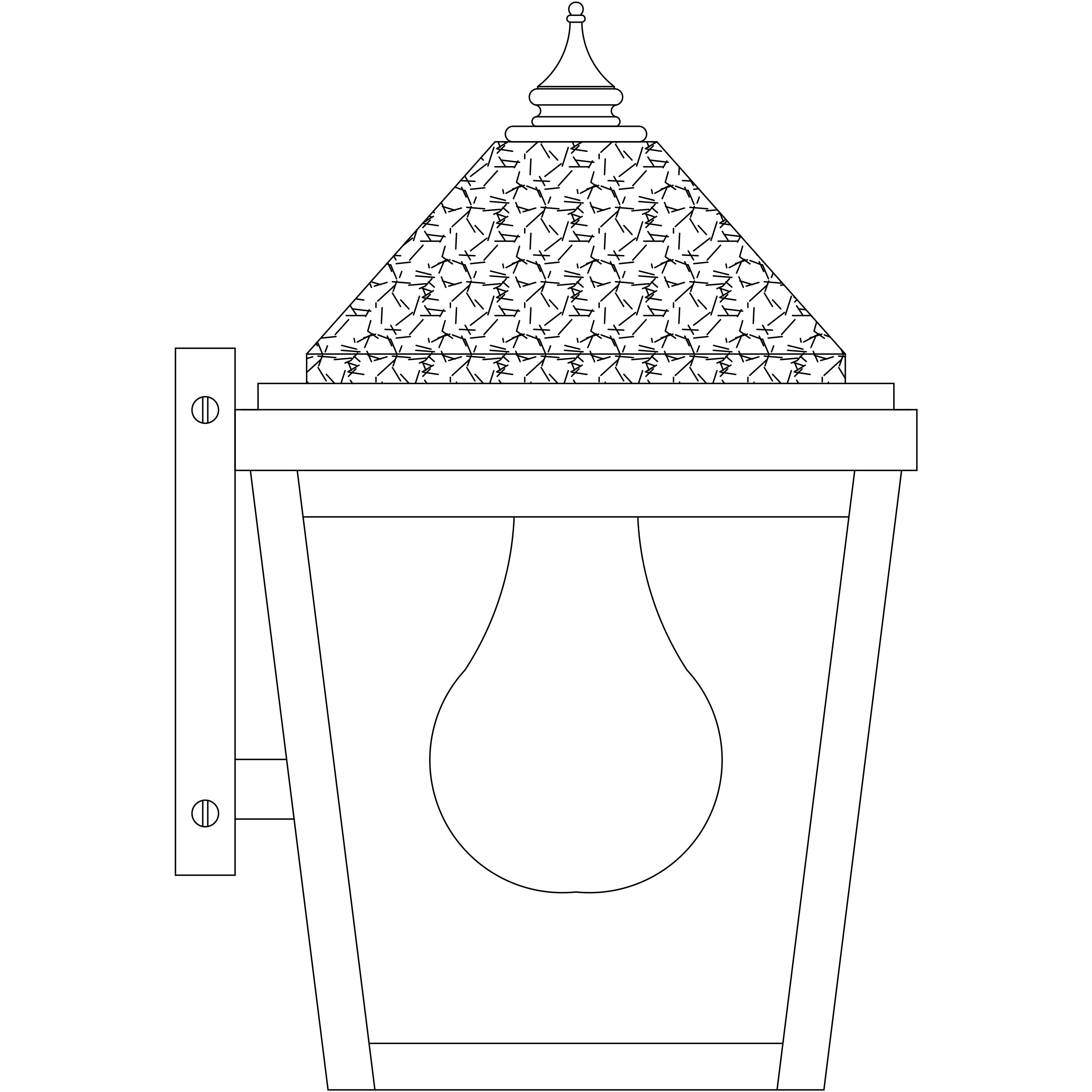 Lancaster 1 Light 9 inch Mission Brown with Raw Copper Accents Outdoor Wall Mount in Clear