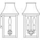 Providence 2 Light 14 inch Raw Copper Outdoor Wall Mount in Clear Seedy