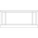 Glencoe 2 Light 8 inch Satin Black Pier Mount in Almond Mica