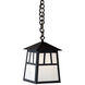 Raymond 1 Light 8 inch Rustic Brown Pendant Ceiling Light in Amber Mica