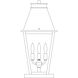Croydon 3 Light 21 inch Antique Copper Column Mount in Clear Seedy