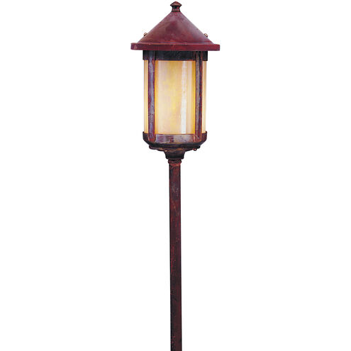Berkeley 12V 18 watt Verdigris Patina Landscape Light in White Opalescent